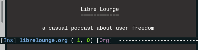 Libre Lounge: a casual podcast about user freedom